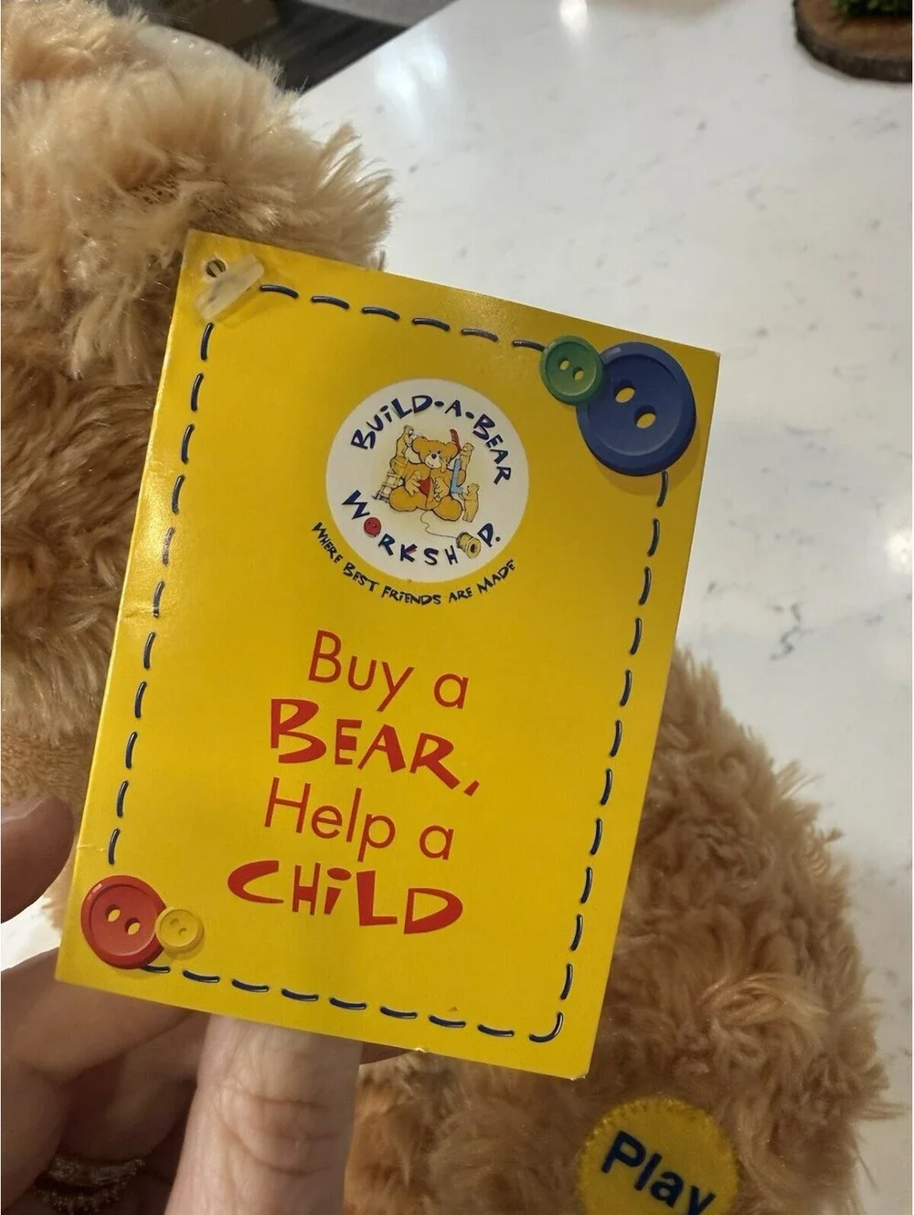 Build A Bear Exclusive 2007 Record A Message Teddy Works Recording NWT